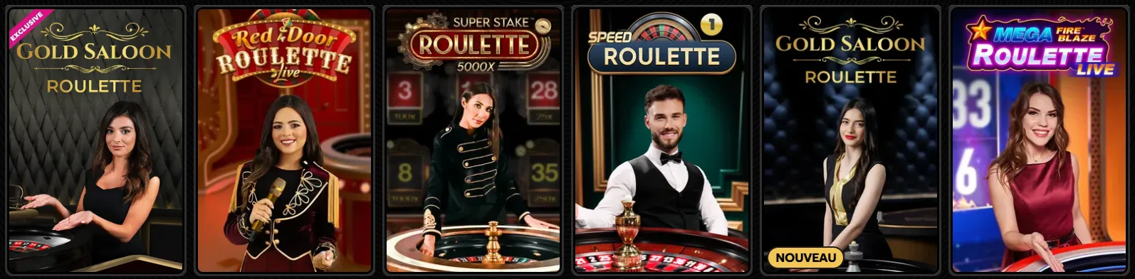 Casino en direct du Spinsy Casino avec croupiers réels